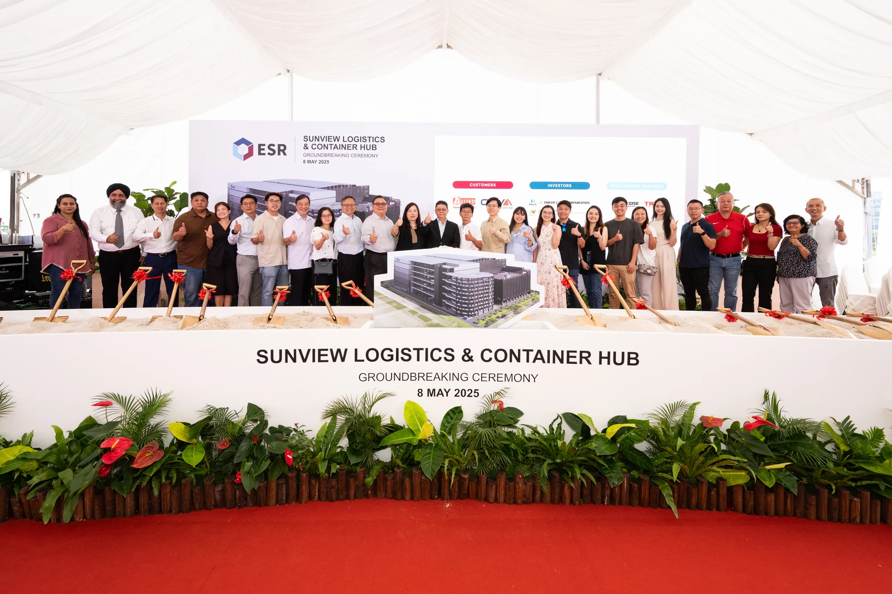 ESR Sunview Logistics & Container Hub Groundbreaking