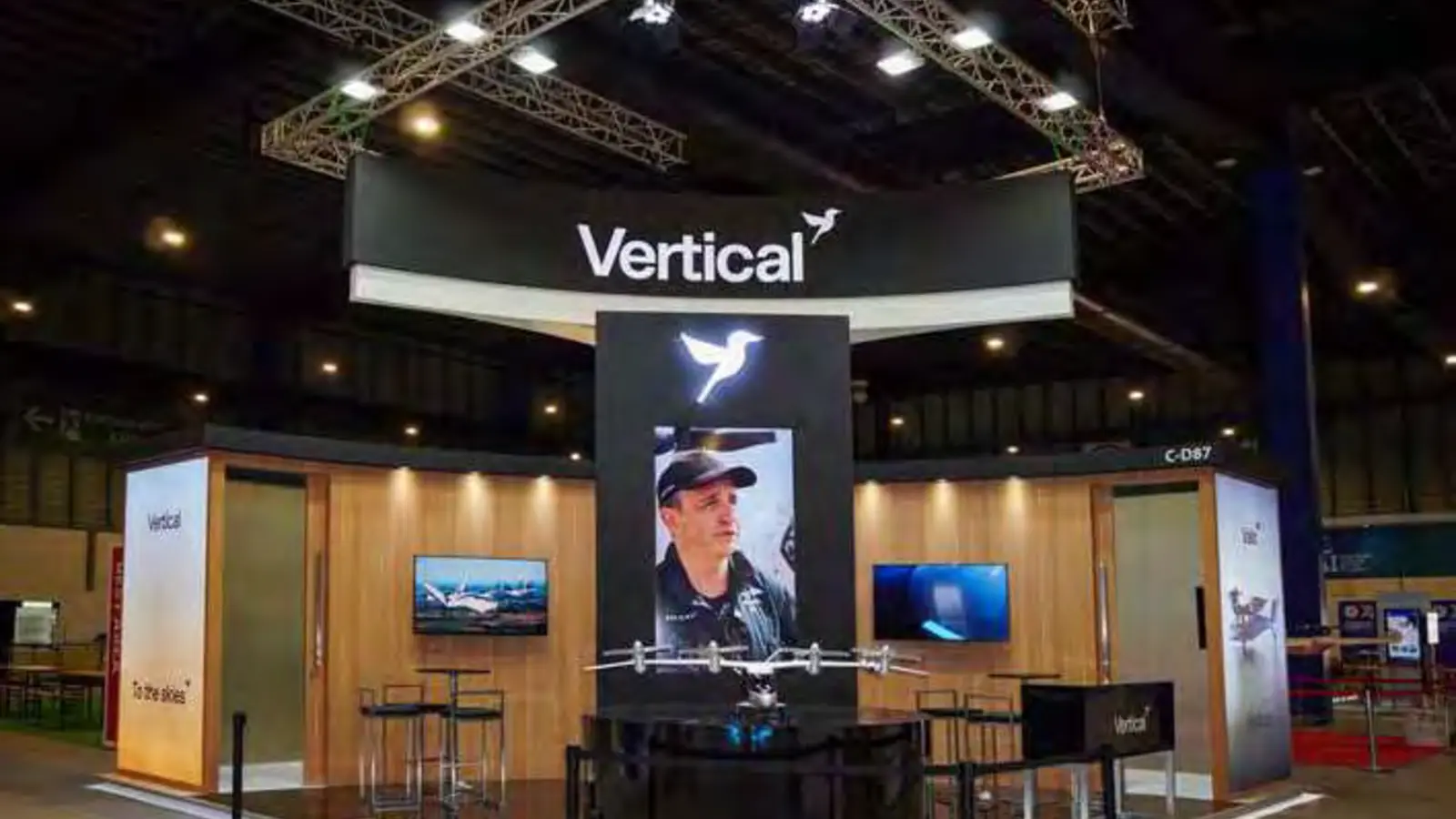 Vertical Aerospace exhibition booth at Singapore Airshow 2026