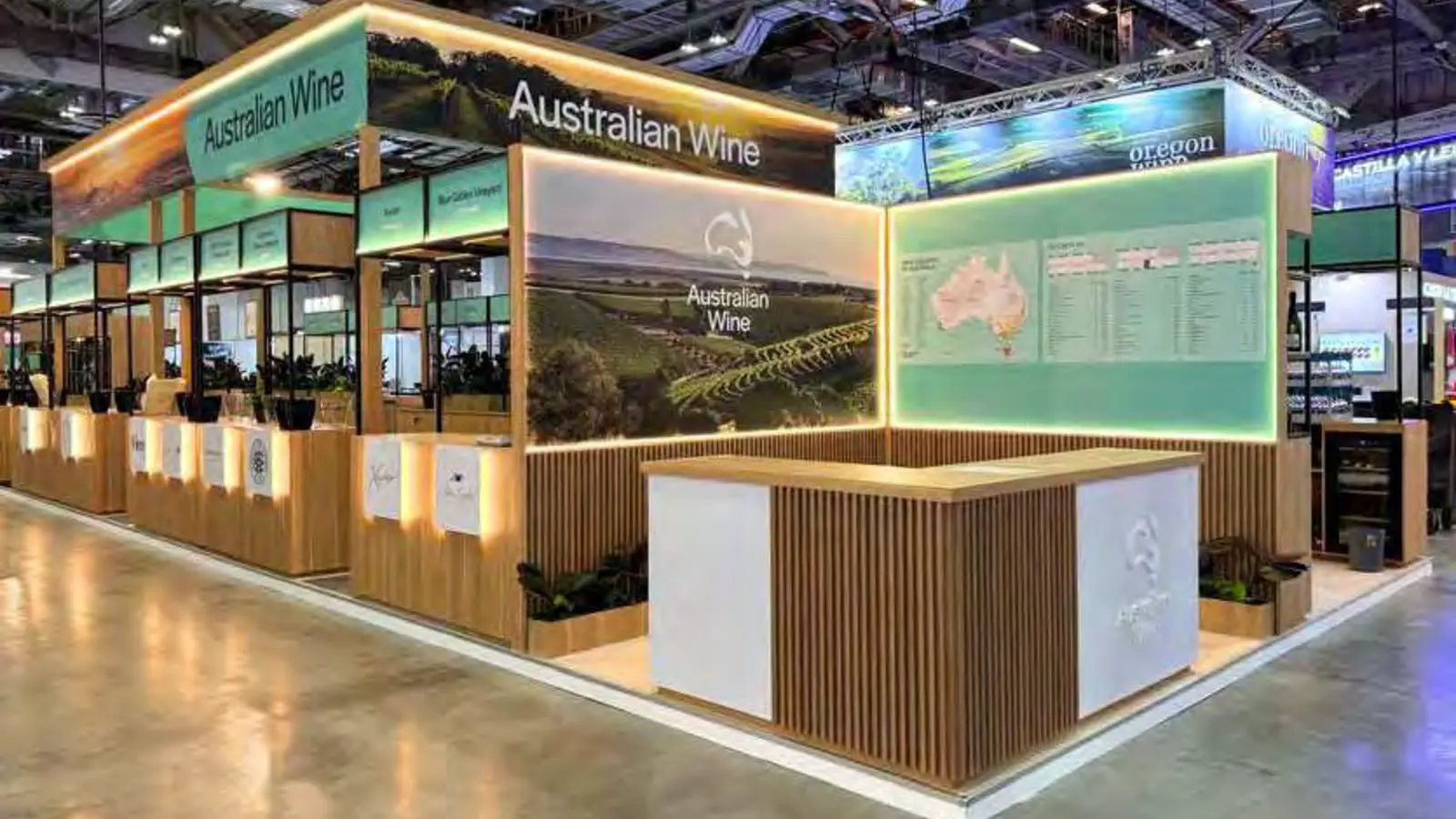 Wine Australia pavilion at Vinexpo Asia 2025